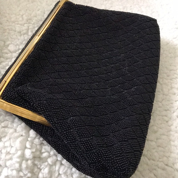 Gorgeous beaded black bags by Joseph evening bag - Picture 3 of 5